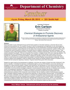 Seminar Department of Chemistry Erin Carlson