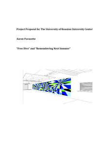 Project Proposal for The University of Houston University Center Aaron Parazette