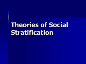 Theories of Social Stratification