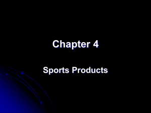 Chapter 4 Sports Products