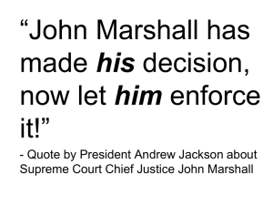 “John Marshall has his him it!”
