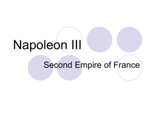Napoleon III Second Empire of France