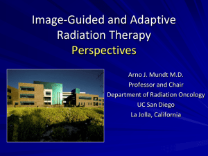 Image-Guided and Adaptive Radiation Therapy Perspectives