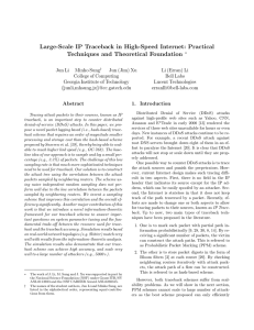 Large-Scale IP Traceback in High-Speed Internet: Practical Techniques and Theoretical Foundation