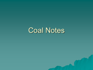 Coal Notes
