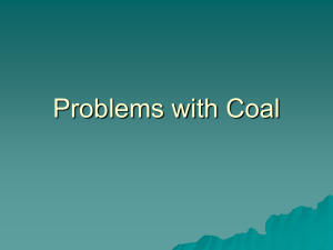 Problems with Coal