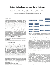 Finding Action Dependencies Using the Crowd