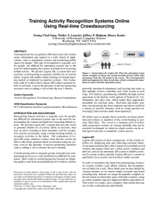 Training Activity Recognition Systems Online Using Real-time Crowdsourcing