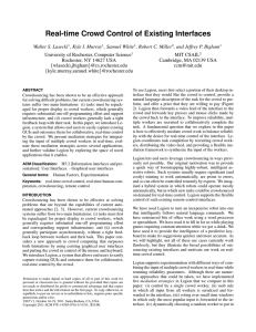 Real-time Crowd Control of Existing Interfaces