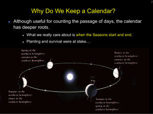 Why Do We Keep a Calendar? has deeper roots.