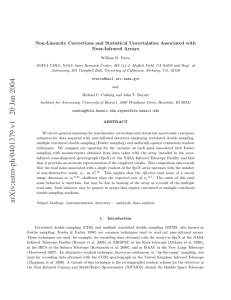 Non-Linearity Corrections and Statistical Uncertainties Associated with Near-Infrared Arrays