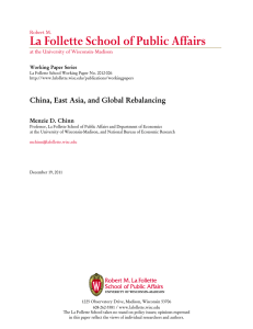 La Follette School of Public Affairs Robert M. Working Paper Series