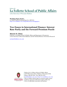 La Follette School of Public Affairs