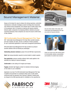 Sound Management Material