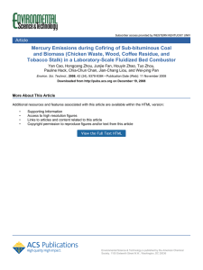 Mercury Emissions during Cofiring of Sub-bituminous Coal