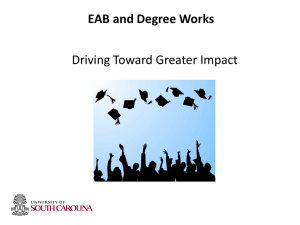 EAB and Degree Works Driving Toward Greater Impact