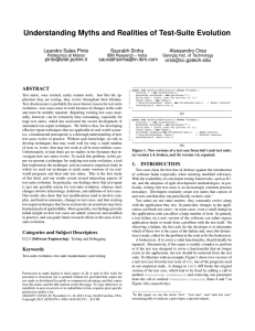 Understanding Myths and Realities of Test-Suite Evolution