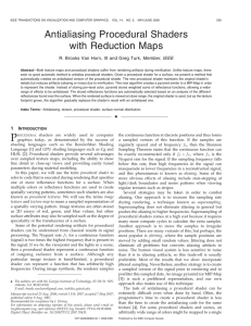 Antialiasing Procedural Shaders with Reduction Maps