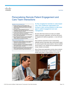 Personalizing Remote Patient Engagement and Care Team Interactions