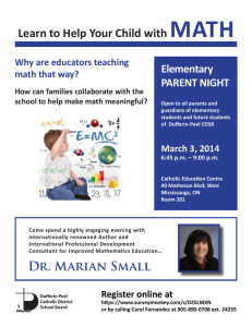 MATH  Learn to Help Your Child with Elementary
