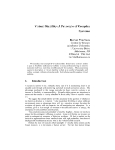 Virtual Stability: A Principle of Complex Systems