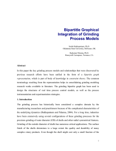 Bipartitle Graphical Integration of Grinding Process Models