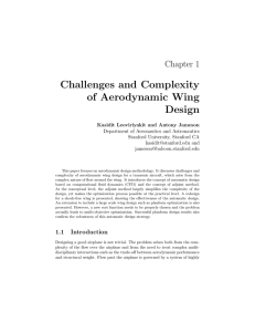 Challenges and Complexity of Aerodynamic Wing Design Chapter 1