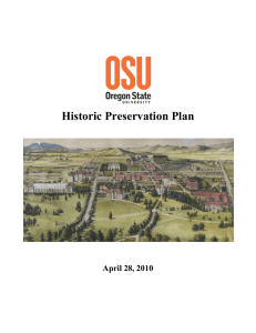 Historic Preservation Plan April 28, 2010