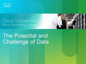 The Potential and Challenge of Data