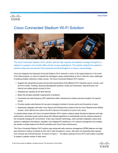 Cisco Connected Stadium Wi-Fi Solution