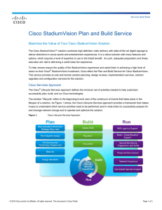 Cisco StadiumVision Plan and Build Service