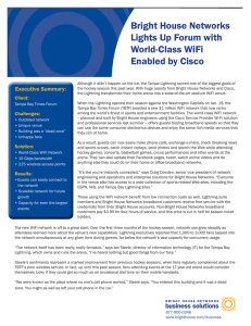 Bright House Networks Lights Up Forum with World-Class WiFi Enabled by Cisco