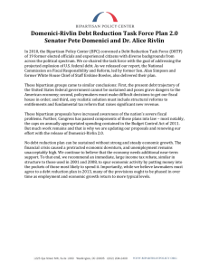 Domenici-Rivlin Debt Reduction Task Force Plan 2.0