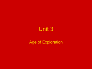 Unit 3 Age of Exploration