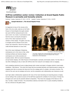 ArtPrize exhibition center review: Collection at Grand Rapids Publi...