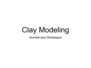 Clay Modeling Surreal and Grotesque