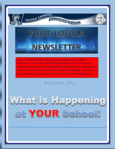 Note:  This NEWSLETTER is late, and we apologize to... Community.  Our normal method of distribution is via e-mail,...