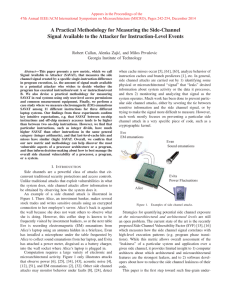 A Practical Methodology for Measuring the Side-Channel