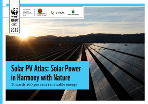 Solar PV Atlas: Solar Power in Harmony with Nature