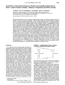 Excited-State Conformational Dynamics of Flexibly and Semirigidly Bridged Electron