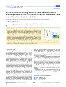 Broadband Spectral Probing Revealing Ultrafast Photochemical
