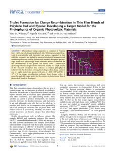 Triplet Formation by Charge Recombination in Thin Film Blends of