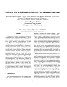 EcoSystem: A Set of Grid Computing Tools for a Class...