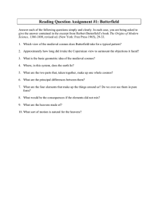 Reading Question Assignment #1: Butterfield