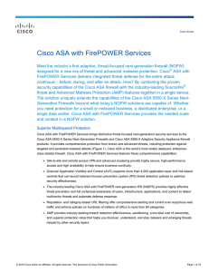 Cisco ASA with FirePOWER Services