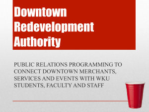Downtown Redevelopment Authority