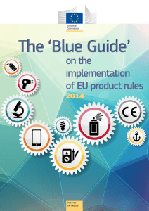 The ‘Blue Guide’  on the implementation