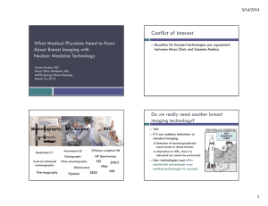 Conflict of Interest Clinical Practice What Medical Physicists Need to Know