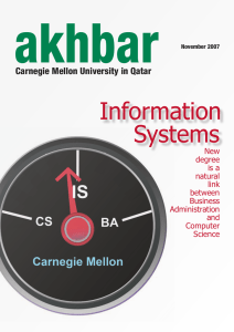 akhbar Information Systems Carnegie Mellon University in Qatar