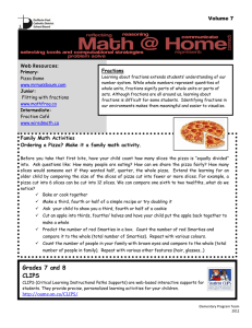 Volume 7 Web Resources: Fractions